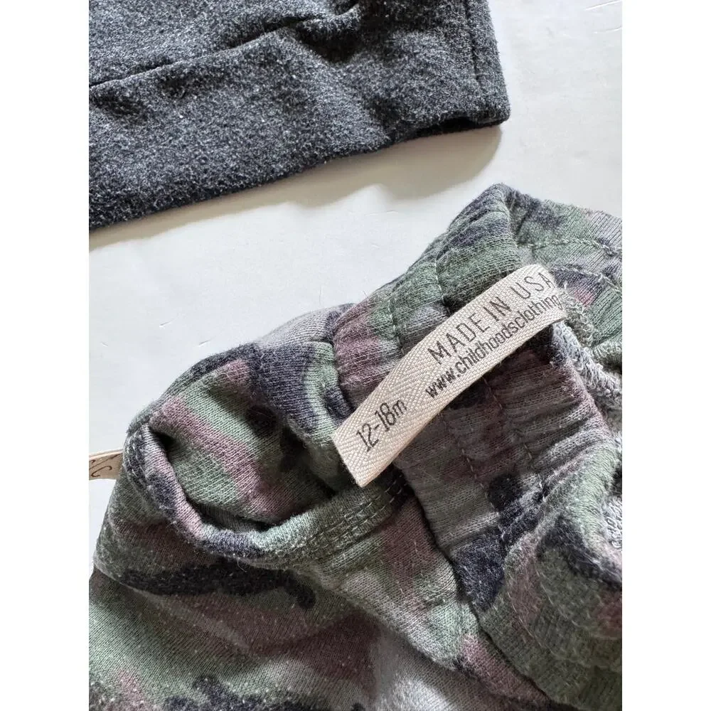 Childhoods gray hoodie & two pairs of joggers